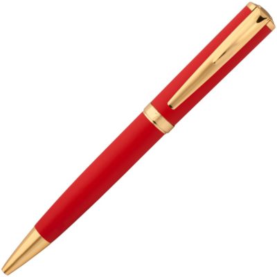 Ручка шариковая Forza, красная с золотистым, изображение 3