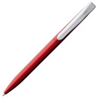 Ручка шариковая Pin Silver, красный металлик, изображение 3