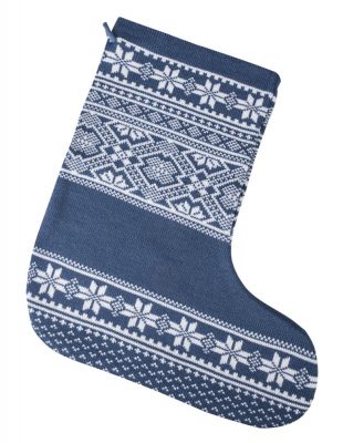 Новогодний носок «Скандик», синий (индиго), изображение 1