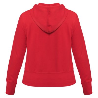 Толстовка женская Hooded Full Zip красная, изображение 3