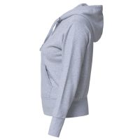 Толстовка женская Hooded Full Zip серый меланж, изображение 2