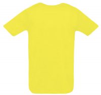 Футболка унисекс Sporty 140, лимонно-желтая, изображение 2