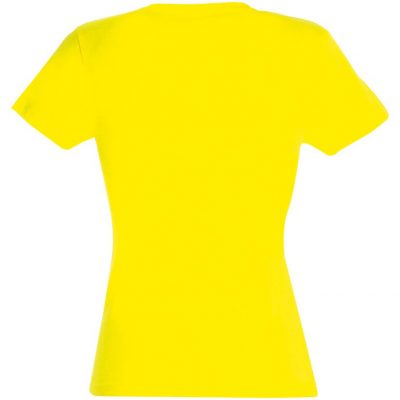 Футболка женская Miss 150, желтая (лимонная), изображение 2