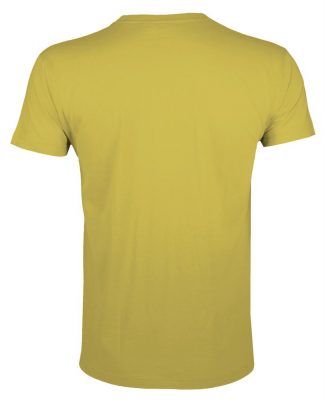 Футболка мужская приталенная Regent Fit 150, желтая (горчичная), изображение 2