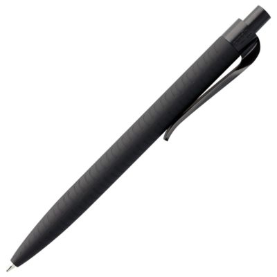 Ручка шариковая Prodir QS03 PRP Tyre Soft Touch, черная, изображение 3