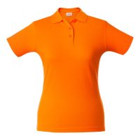 Рубашка поло женская Surf Lady, оранжевая, изображение 1