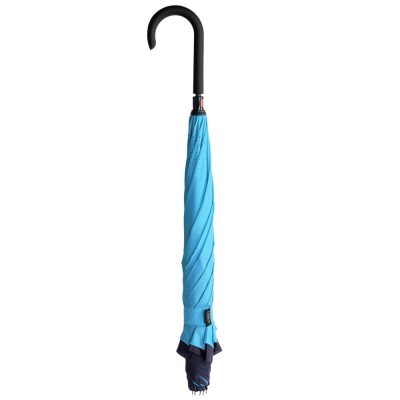 Зонт наоборот Unit Style, трость, сине-голубой, изображение 6