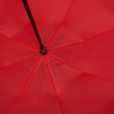Зонт наоборот Unit Style, трость, сине-красный, изображение 3