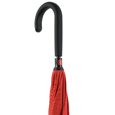 Зонт наоборот Unit Style, трость, сине-красный, изображение 6