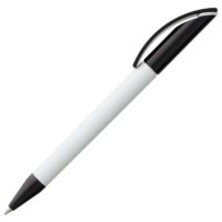 Ручка шариковая Prodir DS3 TPP Special, белая с черным, изображение 2