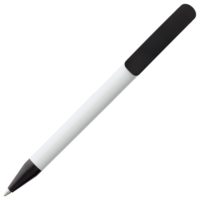 Ручка шариковая Prodir DS3 TPP Special, белая с черным, изображение 4