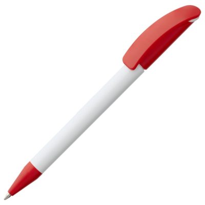 Ручка шариковая Prodir DS3 TPP Special, белая с красным, изображение 1