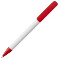 Ручка шариковая Prodir DS3 TPP Special, белая с красным, изображение 4