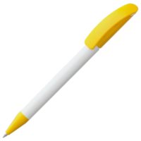 Ручка шариковая Prodir DS3 TPP Special, белая с желтым, изображение 1