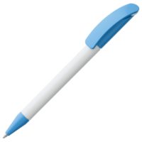 Ручка шариковая Prodir DS3 TPP Special, белая с голубым, изображение 1