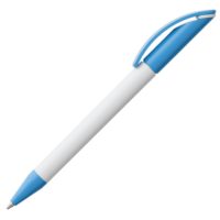 Ручка шариковая Prodir DS3 TPP Special, белая с голубым, изображение 2