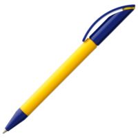 Ручка шариковая Prodir DS3 TPP Special, желтая с синим, изображение 2