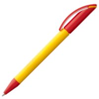Ручка шариковая Prodir DS3 TPP Special, желтая с красным, изображение 2