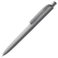 Ручка шариковая Prodir DS8 PRR-T Soft Touch, серая, изображение 1