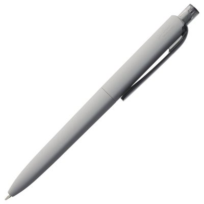 Ручка шариковая Prodir DS8 PRR-T Soft Touch, серая, изображение 3