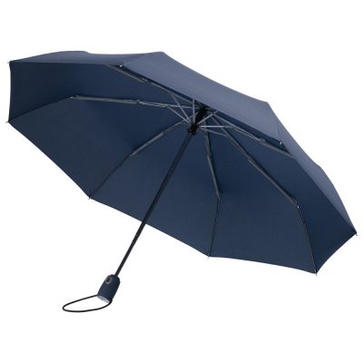 Зонт складной AOC, темно-синий, изображение 2