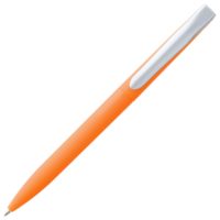 Ручка шариковая Pin Soft Touch, оранжевая, изображение 2