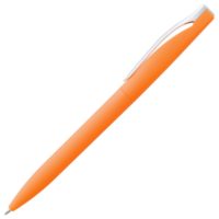Ручка шариковая Pin Soft Touch, оранжевая, изображение 5