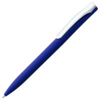 Ручка шариковая Pin Soft Touch, синяя, изображение 1