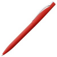 Ручка шариковая Pin Soft Touch, красная, изображение 5