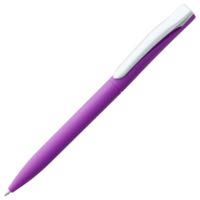 Ручка шариковая Pin Soft Touch, фиолетовая, изображение 1