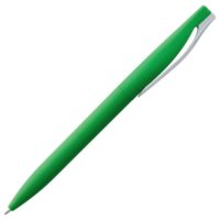 Ручка шариковая Pin Soft Touch, зеленая, изображение 3