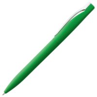Ручка шариковая Pin Soft Touch, зеленая, изображение 5
