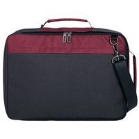 Рюкзак для ноутбука 2 в 1 twoFold, серый с бордовым, изображение 6
