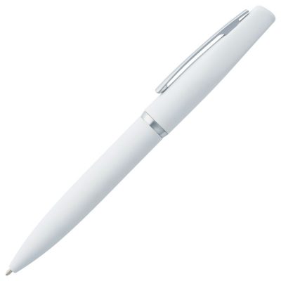 Ручка шариковая Bolt Soft Touch, белая, изображение 2