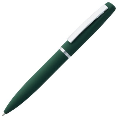 Ручка шариковая Bolt Soft Touch, зеленая, изображение 1