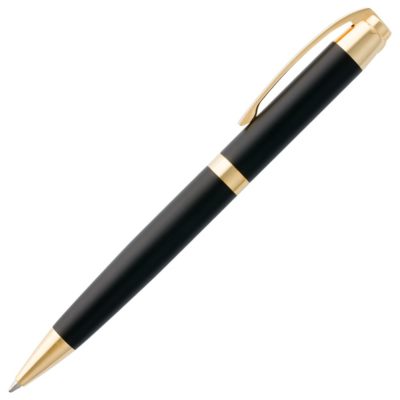 Ручка шариковая Razzo Gold, черная, изображение 2