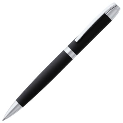Ручка шариковая Razzo Chrome, черная, изображение 1
