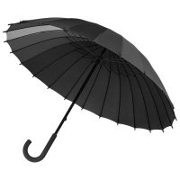 Зонт-трость «Спектр», черный, изображение 2