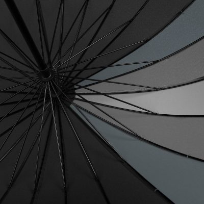 Зонт-трость «Спектр», черный, изображение 4