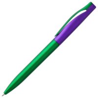 Ручка шариковая Pin Fashion, зелено-фиолетовый металлик, изображение 2