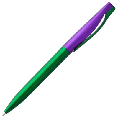 Ручка шариковая Pin Fashion, зелено-фиолетовый металлик, изображение 3