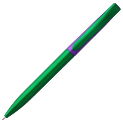 Ручка шариковая Pin Fashion, зелено-фиолетовый металлик, изображение 4