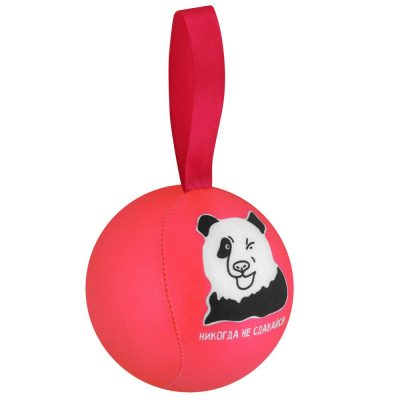 Шарик-антистресс с пожеланием «Панда», розовый, изображение 1