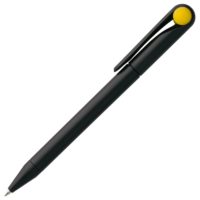 Ручка шариковая Prodir DS1 TMM Dot, черная с желтым, изображение 2