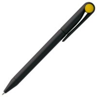 Ручка шариковая Prodir DS1 TMM Dot, черная с желтым, изображение 3