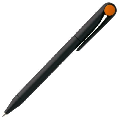 Ручка шариковая Prodir DS1 TMM Dot, черная с оранжевым, изображение 3