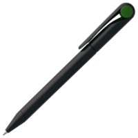 Ручка шариковая Prodir DS1 TMM Dot, черная с зеленым, изображение 2