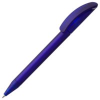 Ручка шариковая Prodir DS3 TFF Ring, синяя с серым, изображение 1