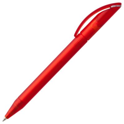 Ручка шариковая Prodir DS3 TFF Ring, красная с серым, изображение 2