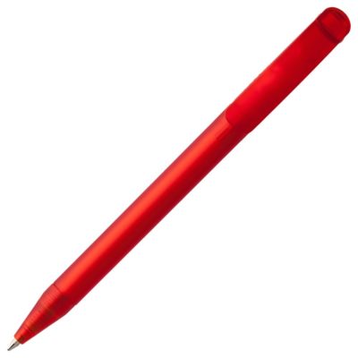 Ручка шариковая Prodir DS3 TFF Ring, красная с серым, изображение 4